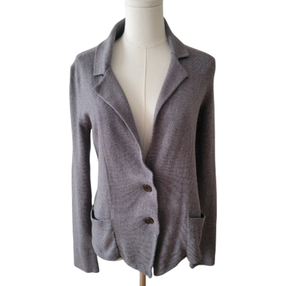 Gap Gray Button Front Cardigan Sweater Size Small